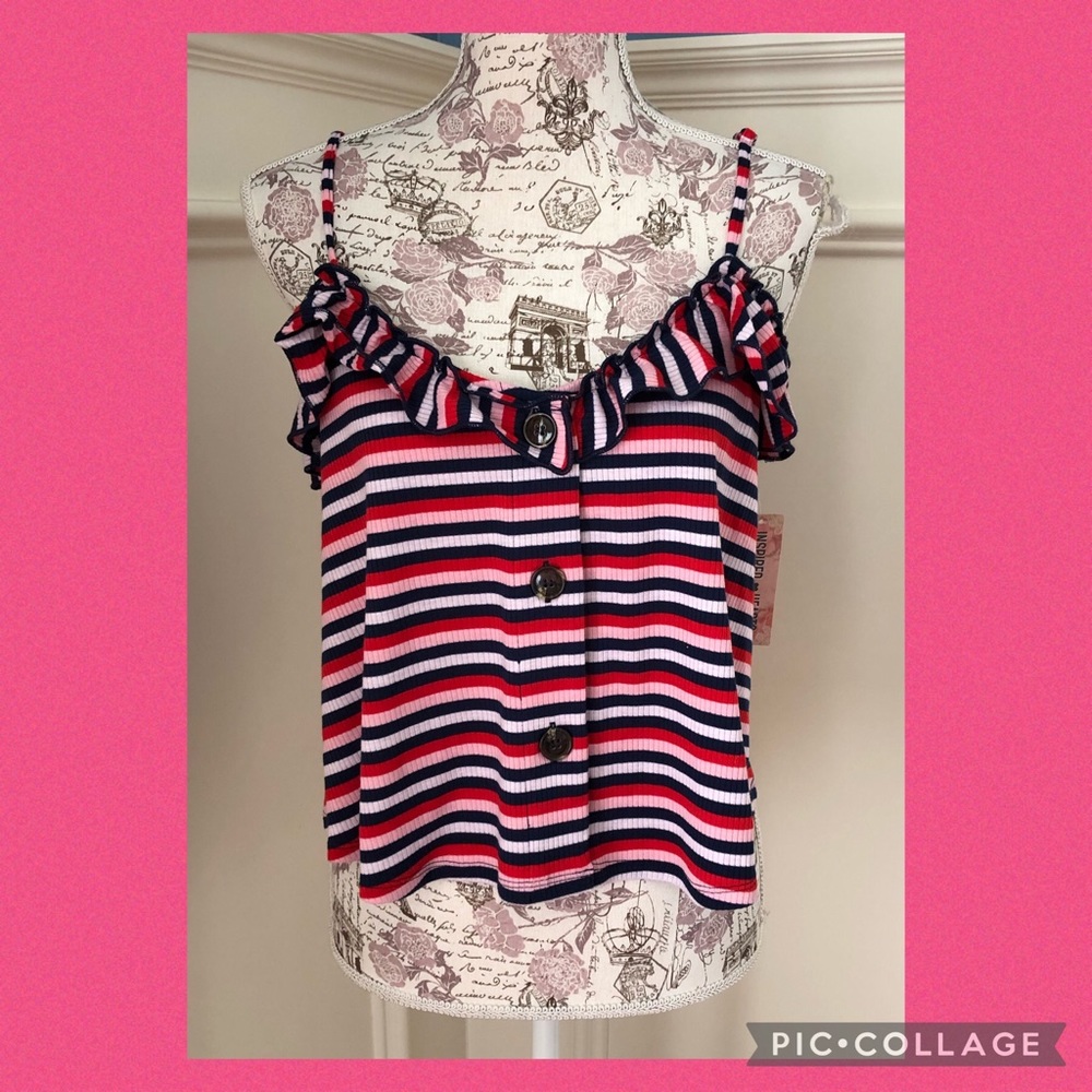 NWT cropped swingy tank